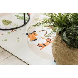 Tappeto antiscivolo BAMBINO 1165 Zoo, sicuro per i bambini
