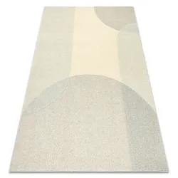 Tappeto FLUX 461.7.AE120 Misto Lana OSTA - Geometrico, strutturale, stile loft Beige / Grigio
