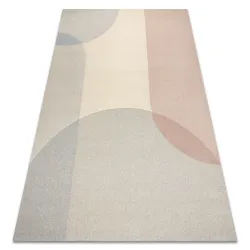 Tappeto FLUX 461.7.AE990 lana OSTA - Geometrico, strutturale, loft beige / grigio