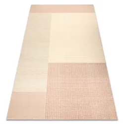 Tappeto FLUX 461.9.AE200 lana OSTA - Geometrico, strutturale, loft beige / rosa