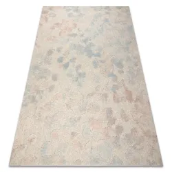 Tappeto FLUX 461.60.AE990 lana OSTA - Astratto, strutturato, loft crema / blu