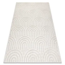 Tappeto SANTO SISAL 0537 geometrica bianco - PRODOTTO DI SECONDO GRADO