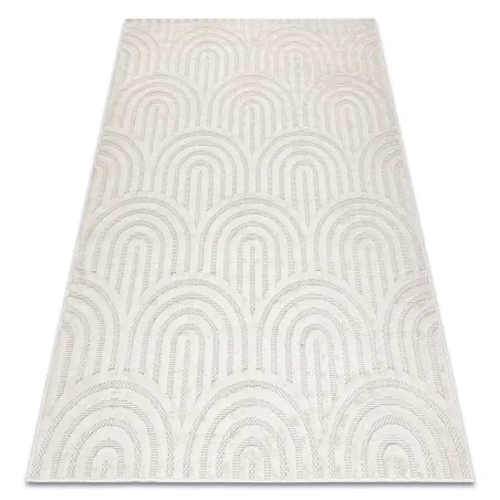 Tappeto geometrico SANTO in sisal, secondo grado, materiale naturale