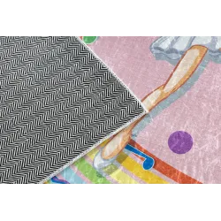 Tappeto BAMBINO 41870, rosa, perfetto per giocare e rilassarsi in camera dei bambini