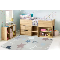 Tappeto beige BAMBINO 48130 con stelle, perfetto per la stanza dei bambini