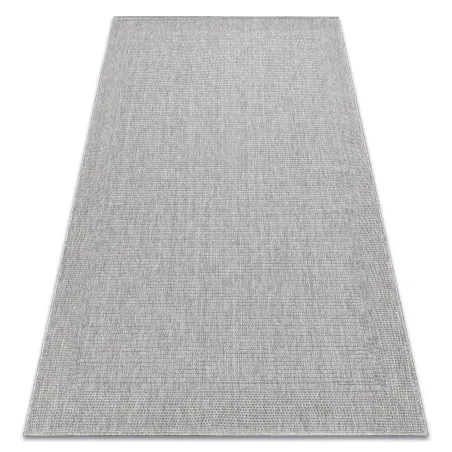 Tappeto TIMO 5979 in grigio chiaro, ideale per esterni e resistente
