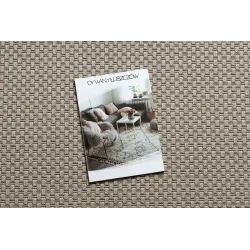 Tappeto beige TIMO 6272 in sisal per esterni, elegante e resistente