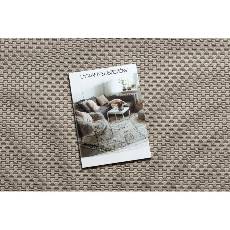 Tappeto beige TIMO 6272 in sisal per esterni, elegante e resistente