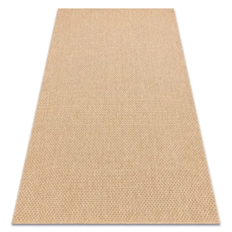 Tappeto TIMO 6272 in sisal beige scuro per esterni, prodotto di secondo grado