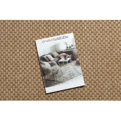 Tappeto TIMO 6272 in sisal beige scuro per esterni, elegante e pratico