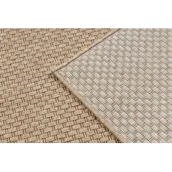 Tappeto TIMO 6272 in sisal naturale, resistente e adatto per esterni