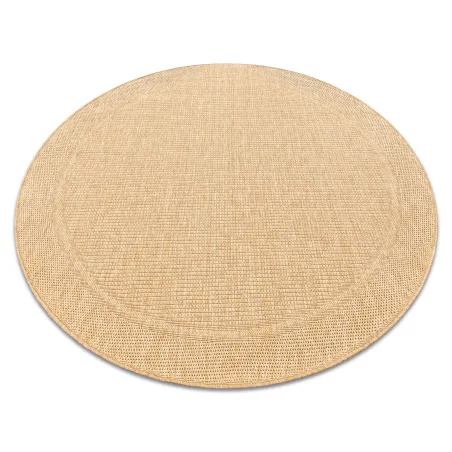 Tappeto in sisal TIMO 5979 beige scuro per esterni