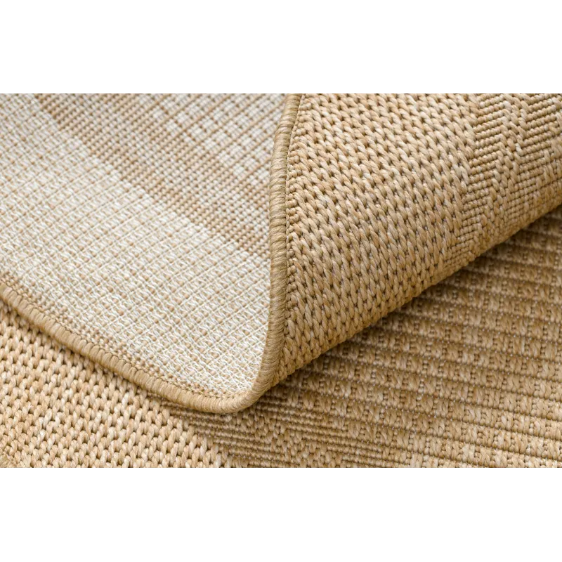 Tappeto TIMO 5979 in beige scuro per uso all'aperto