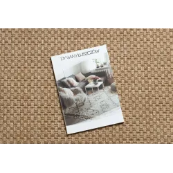 Tappeto TIMO 6272 in beige scuro, perfetto per spazi esterni eleganti