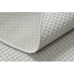 Tappeto TIMO 6272, ideale per giardini e terrazze, colore bianco