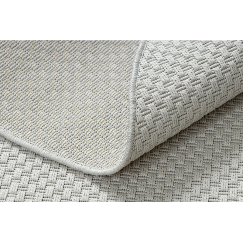 Tappeto TIMO 6272, ideale per giardini e terrazze, colore bianco