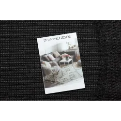 Tappeto rotondo in sisal nero, accessorio elegante per esterni
