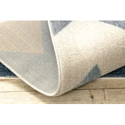 Tappeto per soggiorno a zigzag giallo, ideale per interni moderni