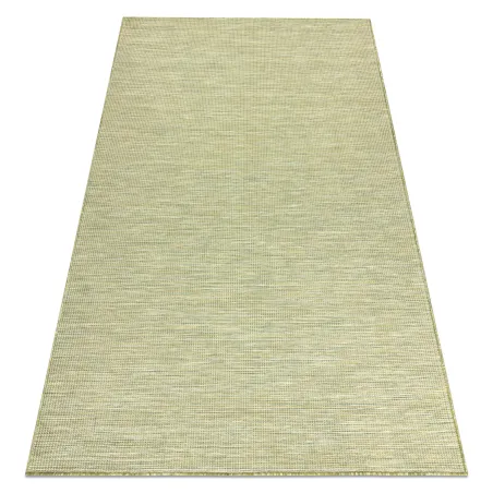 Tappeto SIZAL PATIO 2778 verde, tessuto piatto, prodotto di secondo grado, per interni