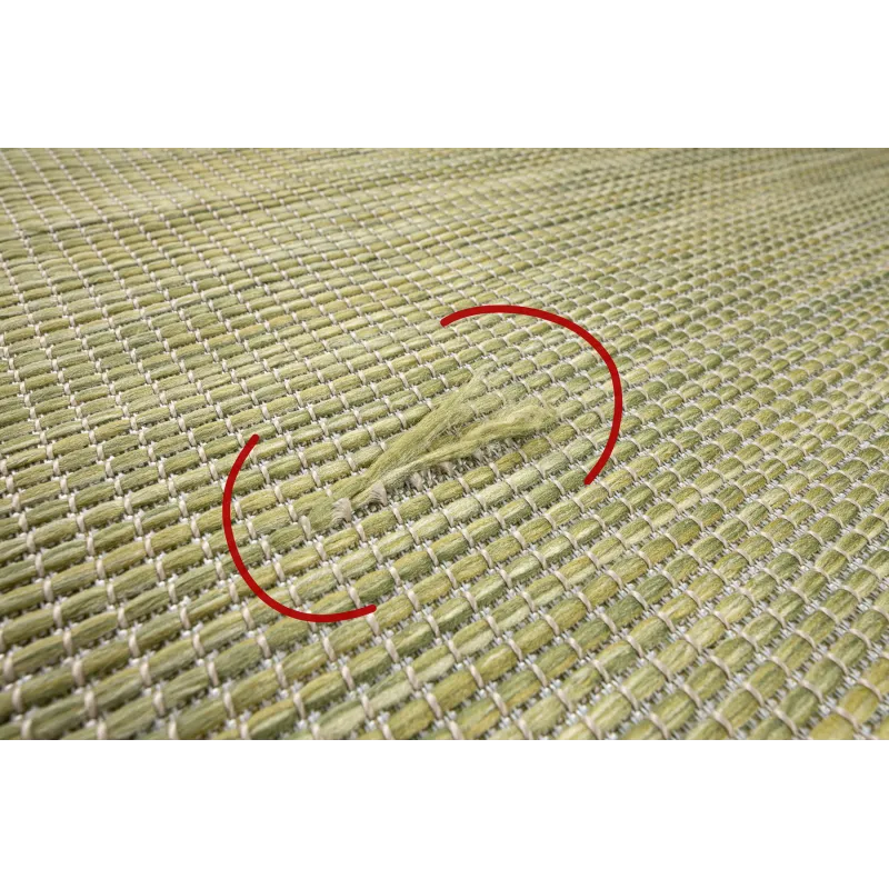 Tappeto SIZAL PATIO 2778 verde, perfetto per soggiorno o camera da letto