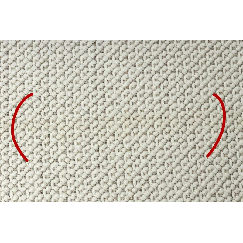Tappeto NANO FH92A bianco, adatto per camere da letto e soggiorni moderni