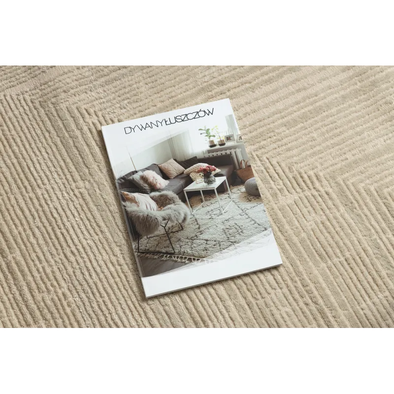 Dywan BALANCE 8788 taupe - Geometryczny, strukturalny, glamour 