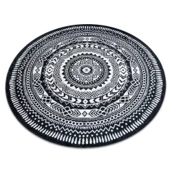 Tappeto FUN Napkin tovaglia rotondo - nero - 2 SCELTA