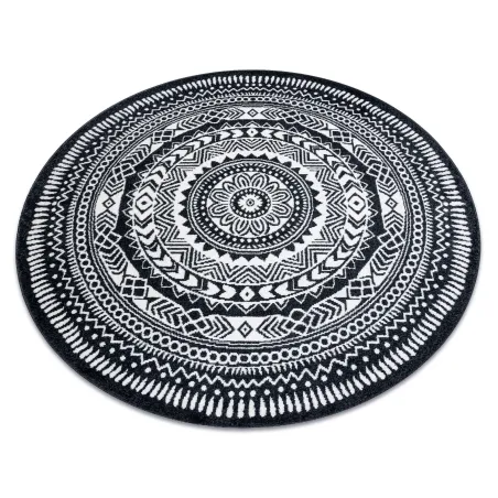 Dywan FUN Napkin serweta koło - czarny - 2 GATUNEK