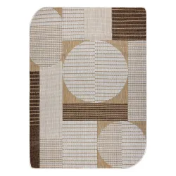 Tappeto ORGANIC 2769 Sisal Geometrico Crema / Naturale - moderno forma irregolare
