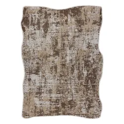 Tappeto ORGANIC 2755 Sisal Astrazione Crema / naturale - moderno forma irregolare