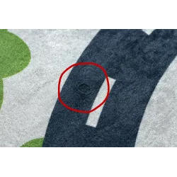 Tappeto lavabile BAMBINO 2223 Stradine, auto per bambini, antiscivolo crema - 2° SCELTA