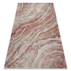 Tappeto FUSION 9776 beige / terracotta - Astrazione, moderno, geometrico