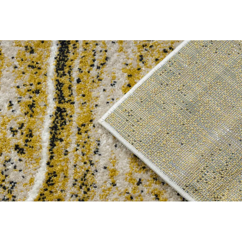Dywan FUSION 9776 krem / biały / żółty - Abstrakcja, nowoczesny, abstrakcyjny