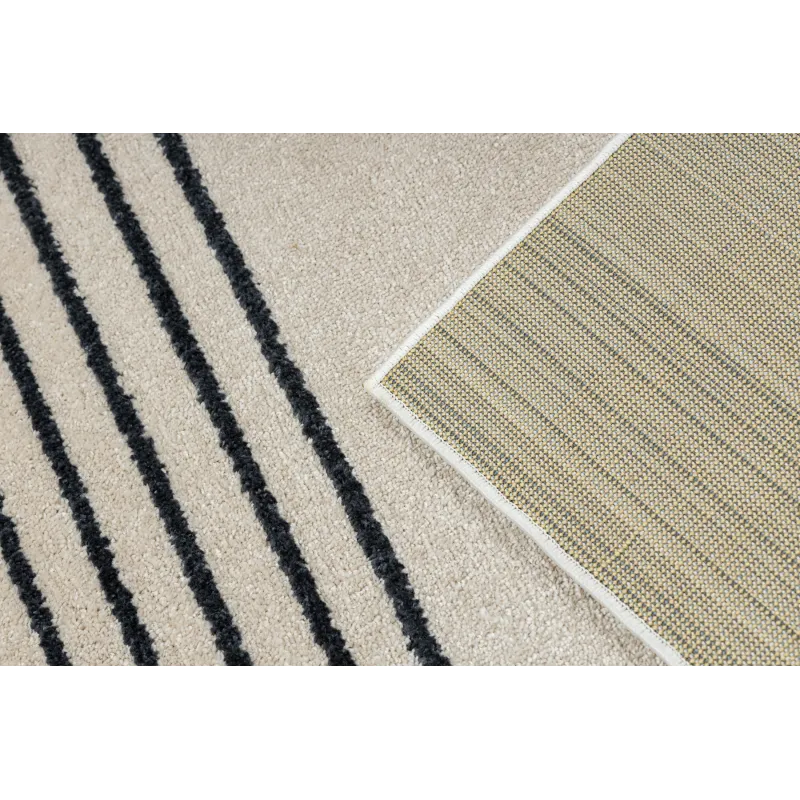 Dywan FUSION 7157 biały / złoty - Geometryczny, nowoczesny, abstrakcyjny