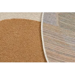 Dywan FUSION 5706 krem / terakota Shape - Geometryczny, nowoczesny, abstrakcyjny, nieregularny