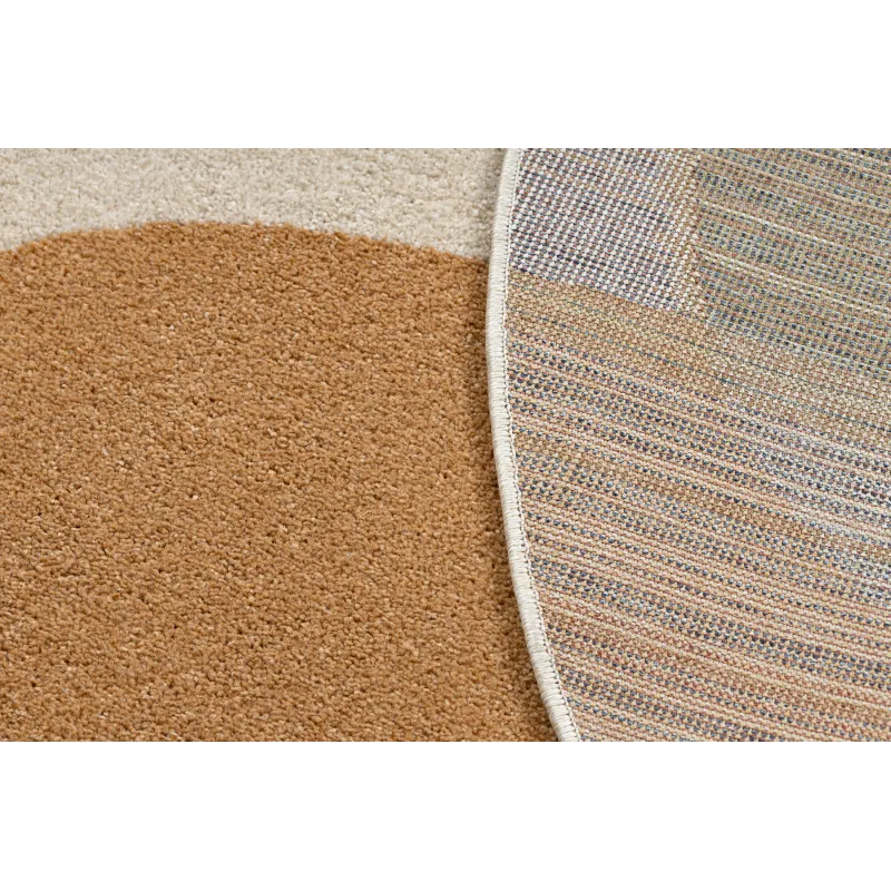 Dywan FUSION 5706 krem / terakota Shape - Geometryczny, nowoczesny, abstrakcyjny, nieregularny