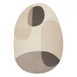 Tappeto FUSION 5706 crema / beige Forma - Geometrico, moderno, astratto, irregolare