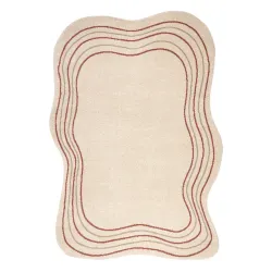 Tappeto FUSION 5707 crema / terracotta Forma - Astrazione, moderno, astratto, irregolare