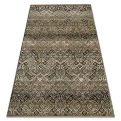 Tappeto in lana NAIN Ornament, fiori 1044/51058 verde / beige
