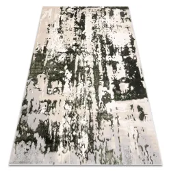 Tappeto ALLURE 9428 Astrazione - Strutturato, elegante, glamour verde / beige