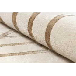 Dywan ALLURE 5756 Geometryczny - Strukturalny, stylowy, glamour beż