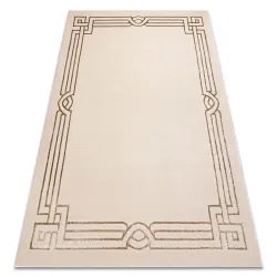 Tappeto ALLURE 1907 Greco, cornice - Strutturato, elegante, glamour beige