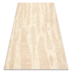 Tappeto FLUX 461.137.SA110 Lana OSTA - Astrazione, strutturale, Loft Crema / Beige