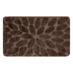 Tappeto da bagno SUPREME STONES pietre, antiscivolo, morbido - marrone