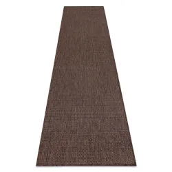 Tappeto, passatoia IN CORDA SISAL SION A5165A Melange tessuto piano marrone