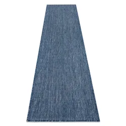 Tappeto, passatoia IN CORDA SISAL SION A5165A Melange tessuto piano blu navy