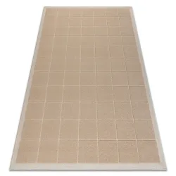 Tappeto FLUX 461.118.SA131 lana OSTA - Geometrico, strutturato, stile loft beige / crema