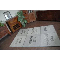 Tappeto argento in sisal FLOORLUX 20275 YOLO, perfetto per interni moderni