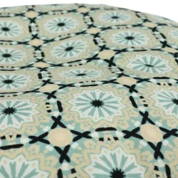 Pouf Poggiapiedi Rotondo - Tessuto Stampato Premium – vista 90