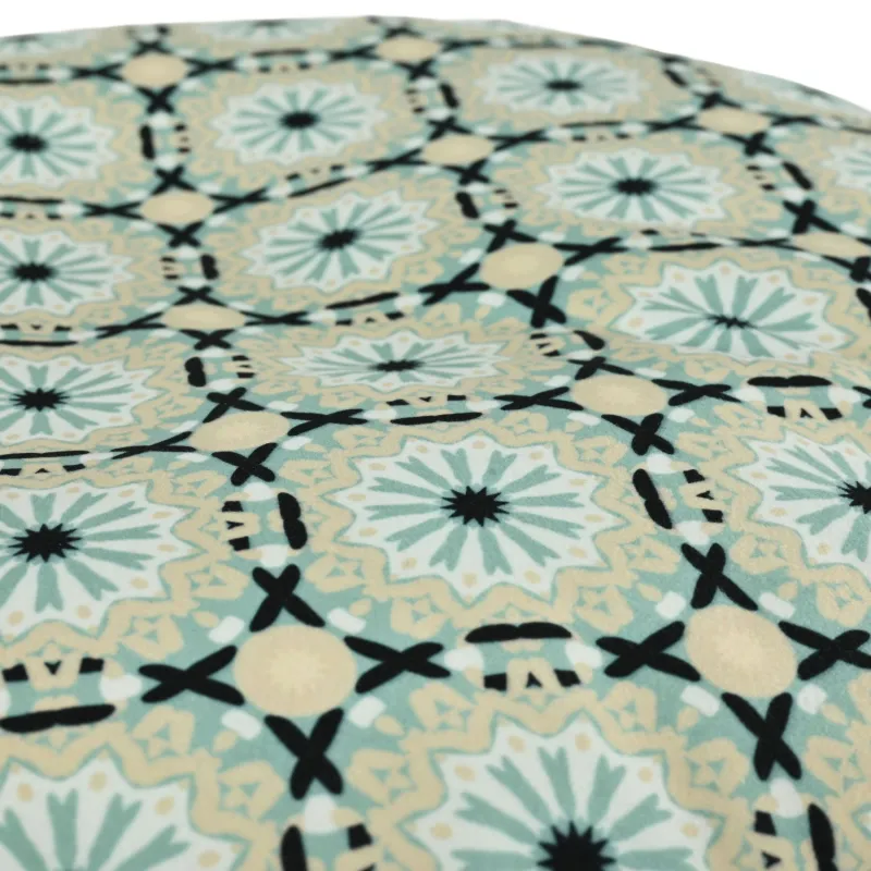 Pouf Poggiapiedi Rotondo - Tessuto Stampato Premium – vista 90